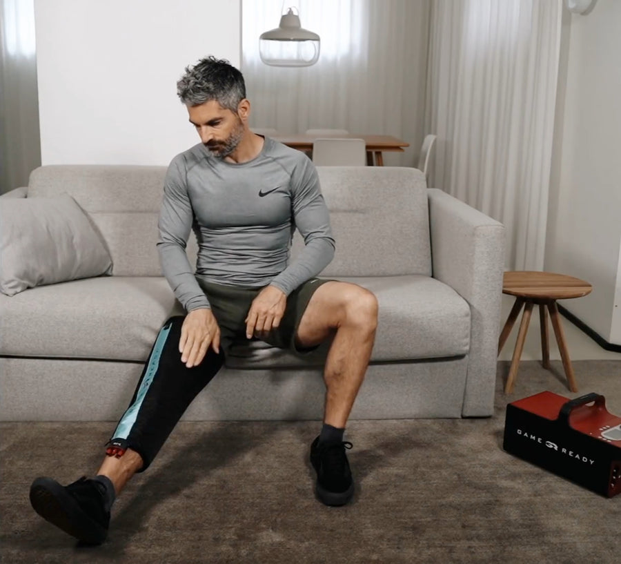 Fitting the knee wrap